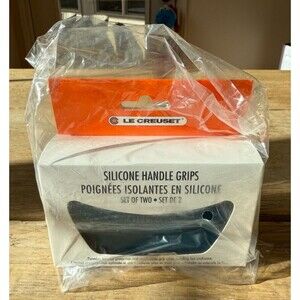 Le Creuset Silicone Handle Grips, Set of 2 Deep Teal NEW